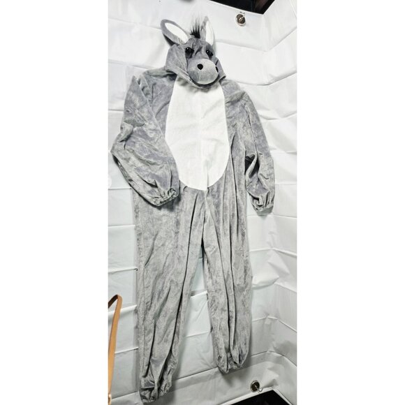 FORUM NOVELTIES Kid’s Plush Donkey Costume Size M 9-10 Gray - Picture 2 of 7